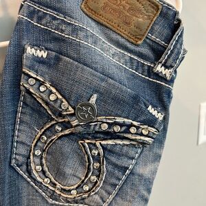 Women’s Embellished Blue Denim Jeans by big star